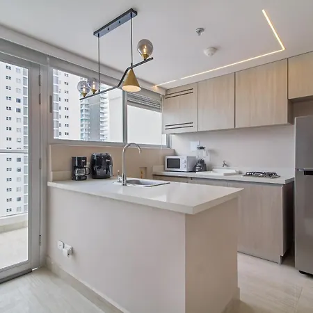 Encantador Duplex En Bocagrande Confort Y Descanso Frente Al Mar Apartahotel Cartagena